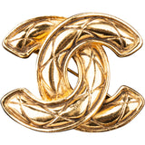 Chanel CC Matelasse Coco Medium Brooch