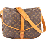 Louis Vuitton Canvas Monogram Saumur 35 Crossbody Bag