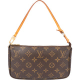 Louis Vuitton Canvas Monogram Pochette Accessoire Handbag