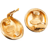 Chanel Golden Ring CC Earclips