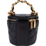 Chanel Quilted Lambskin Mini Vanity Crossbody Bag