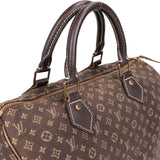 Louis Vuitton Mini Lin Monogram Speedy 30 Handbag