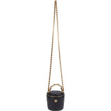 Chanel Quilted Lambskin Mini Vanity Crossbody Bag