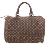 Louis Vuitton Mini Lin Monogram Speedy 30 Handbag