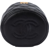 Chanel Quilted Lambskin Mini Vanity Crossbody Bag