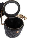Chanel Quilted Lambskin Mini Vanity Crossbody Bag