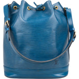Louis Vuitton Bleu Epi Leather Sac Noe Grande Shoulder Bag