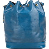 Louis Vuitton Bleu Epi Leather Sac Noe Grande Shoulder Bag