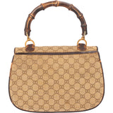 Gucci GG Monogram Bamboo Handbag