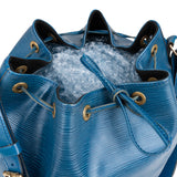 Louis Vuitton Bleu Epi Leather Sac Noe Grande Shoulder Bag