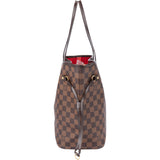 Louis Vuitton Damier Ebene Monogram Neverfull MM Shopper Handbag