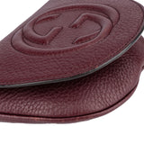 Gucci Leather GG Soho Crossbody Bag