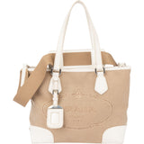 Prada Jacquard Monogram Handbag