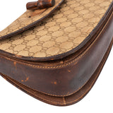 Gucci GG Monogram Bamboo Handbag