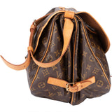 Louis Vuitton Canvas Monogram Saumur 35 Crossbody Bag