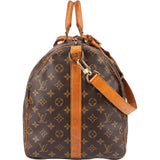 Louis Vuitton Canvas Monogram Keepall 55 Bandouliere