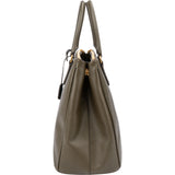 Prada Green Saffiano Leather Galleria Handbag