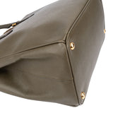 Prada Green Saffiano Leather Galleria Handbag