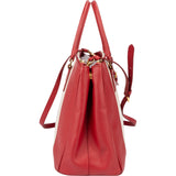 Prada Bicolor Saffiano Leather Galleria Handbag