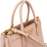 Prada Rose Saffiano Leather Galleria Handbag