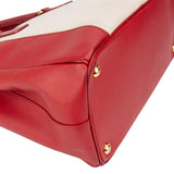 Prada Bicolor Saffiano Leather Galleria Handbag
