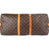 Louis Vuitton Canvas Monogram Keepall 55 Bandouliere