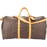 Louis Vuitton Canvas Monogram Keepall 60 Bandouliere