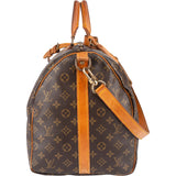 Louis Vuitton Canvas Monogram Keepall 55 Bandouliere