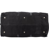 Prada Black Nylon Triangle Duffle Bag 60