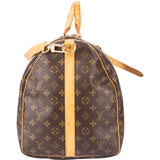 Louis Vuitton Canvas Monogram Keepall 60 Bandouliere