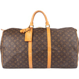 Louis Vuitton Canvas Monogram Keepall 55