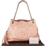 Gucci Leather GG Soho Crossbody Bag