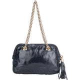 Gucci GG Patent Leather Soho Chain Shoulder Bag