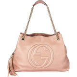 Gucci Leather GG Soho Crossbody Bag