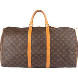 Louis Vuitton Canvas Monogram Keepall 55