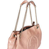 Gucci Leather GG Soho Crossbody Bag