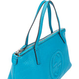 Gucci Bleu Leather Soho Handbag