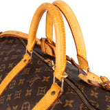 Louis Vuitton Canvas Monogram Keepall 55 Bandouliere