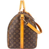 Louis Vuitton Canvas Monogram Keepall 55 Bandouliere