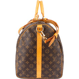 Louis Vuitton Canvas Monogram Keepall 55 Bandouliere