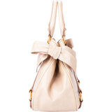 Miu Miu Rose Leather City Handbag