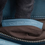 Fendi Blue Leather Peekaboo Wave Handbag