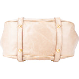 Miu Miu Rose Leather City Handbag