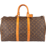 Louis Vuitton Canvas Monogram Keepall 45