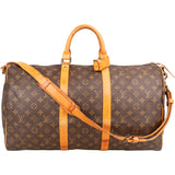 Louis Vuitton Canvas Monogram Keepall 50 Bandouliere