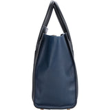 Celine Blue Tricolor Luggage Handbag