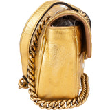 Gucci Limited Golden Leather Pearly Marmont Crossbody Bag