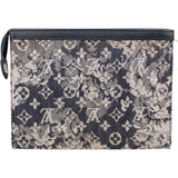 Louis Vuitton Tapestry Monogram Pochette Voyage MM Clutch