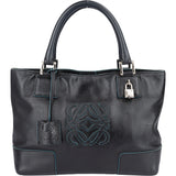 Loewe Bicolor Leather Fusta Handbag