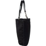 Prada Black Satin Triangle Handbag